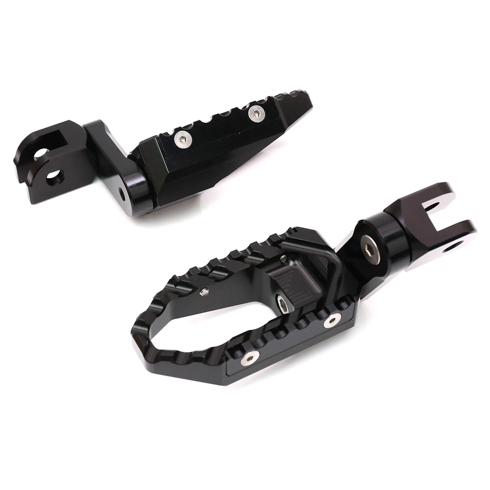 {Front}  Fits Triumph Daytona 675 R Thruxton R TRC Touring 40mm Multi-Step Wide Foot Pegs
