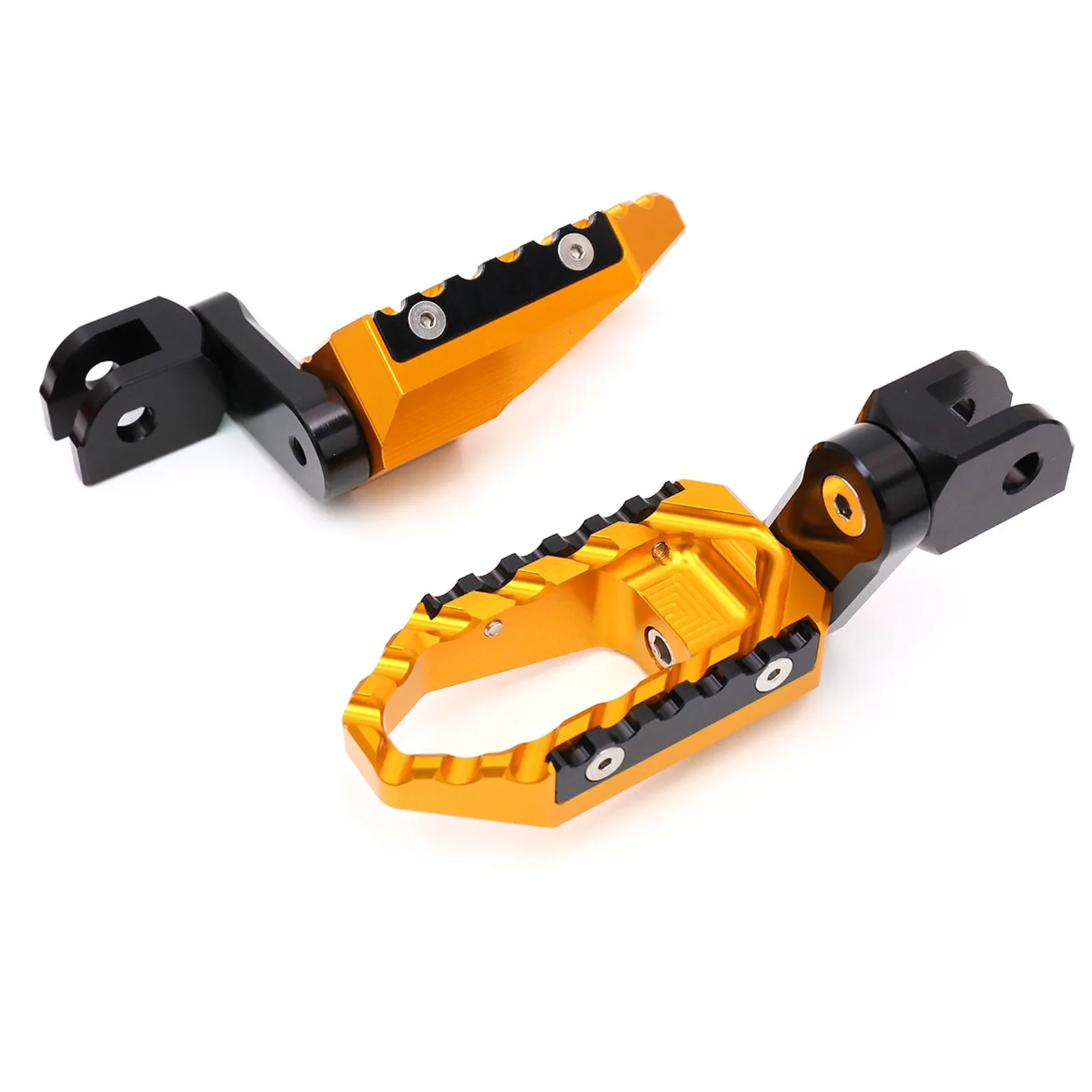 {Front}  Fits Triumph Daytona 675 R Thruxton R TRC Touring 40mm Multi-Step Wide Foot Pegs