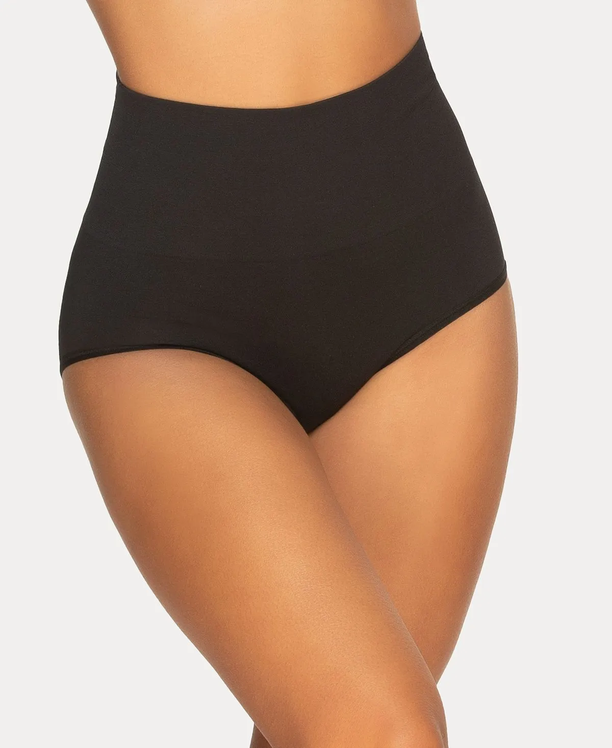 Fusion Felina Women's Seamless Shapewear Briefs, Black