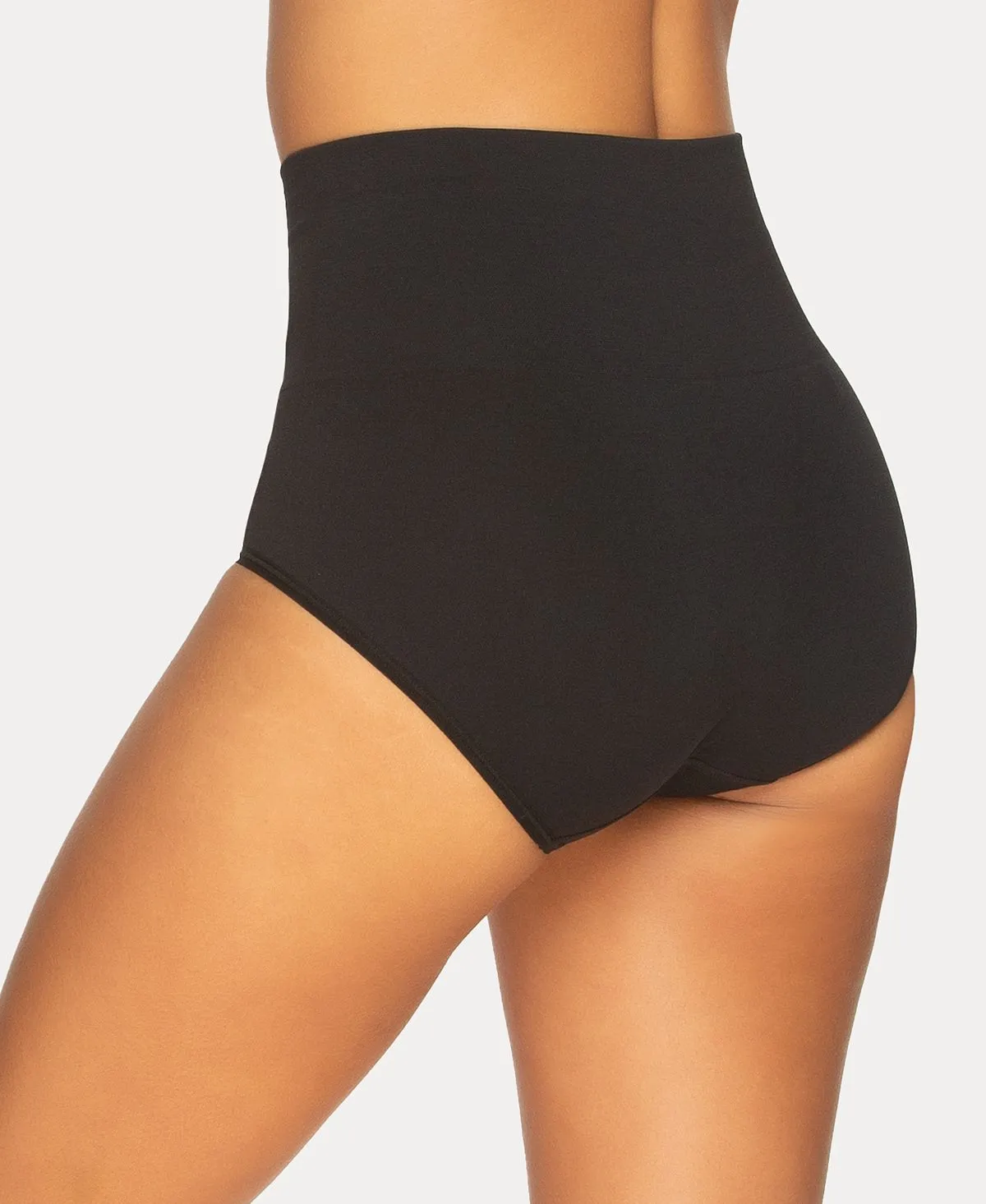 Fusion Felina Women's Seamless Shapewear Briefs, Black