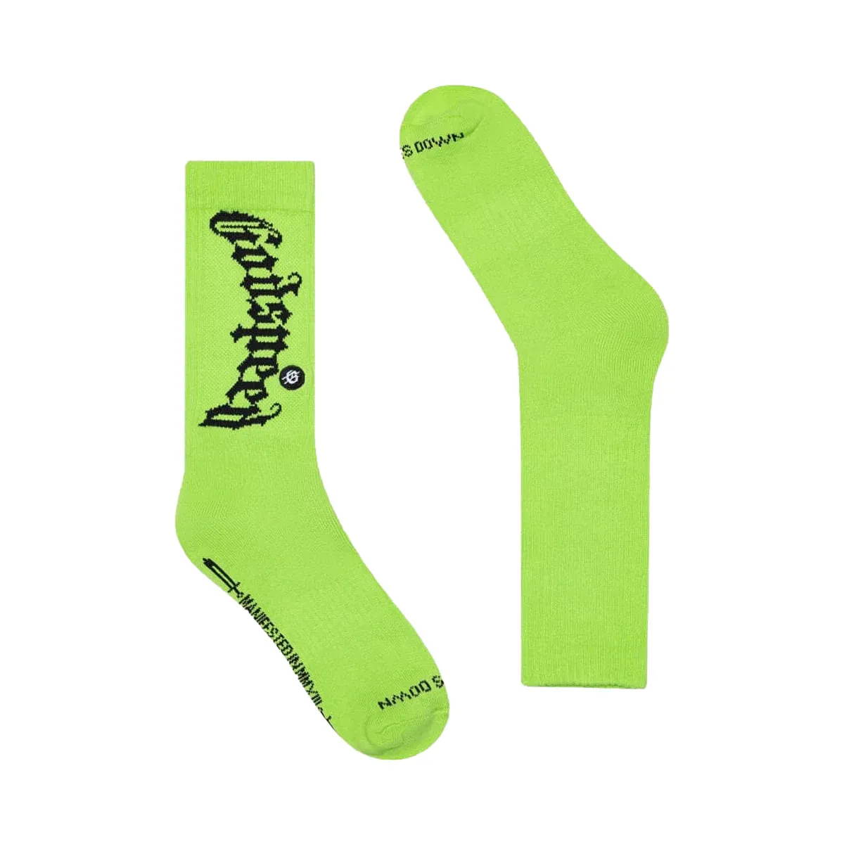 Godspeed Logo Socks (Neon) - GO004SKSNEN