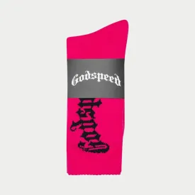 Godspeed Logo Socks (Pink) - GO006SKSPNK
