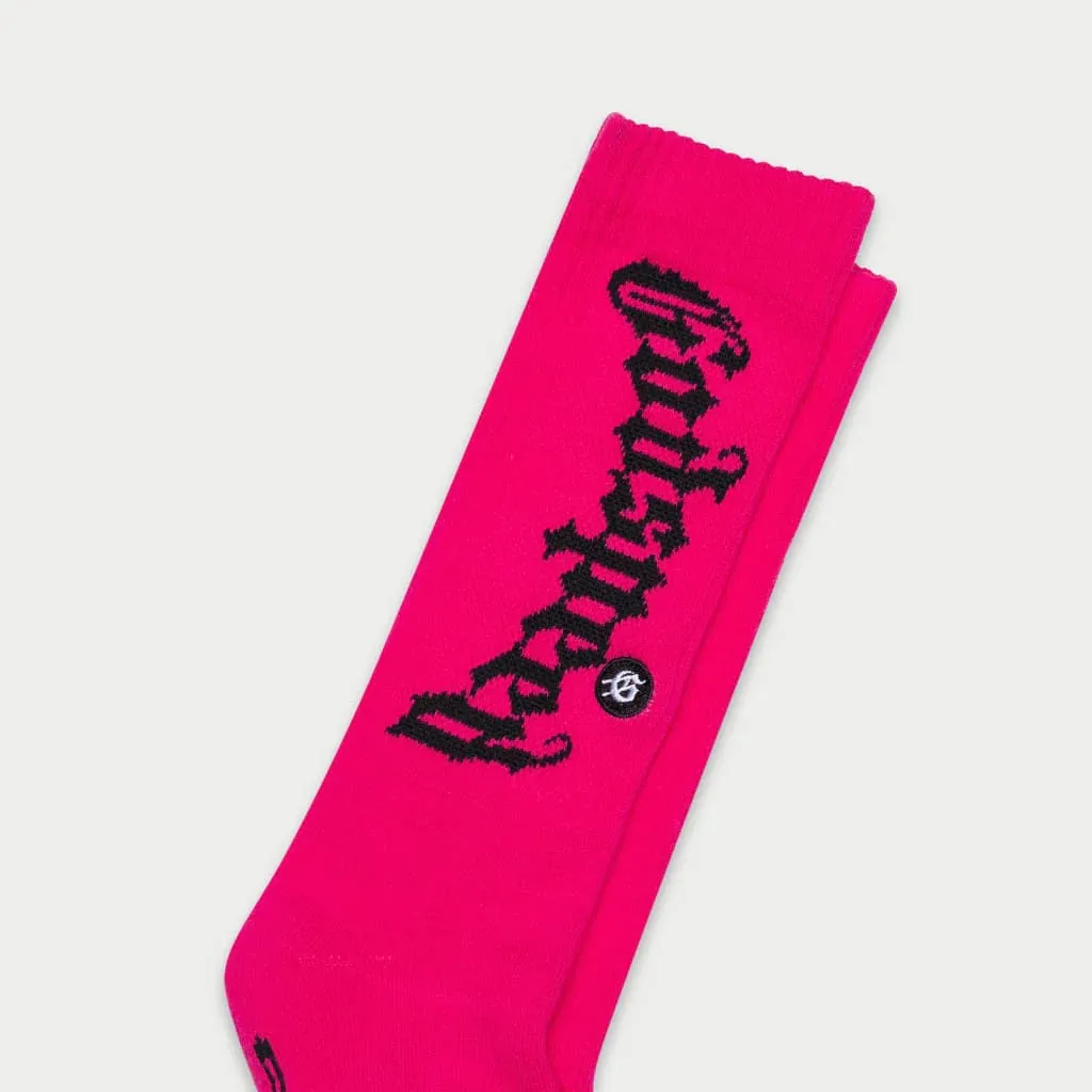 Godspeed Logo Socks (Pink) - GO006SKSPNK