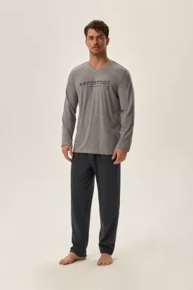 grey - Pyjama model 199750 Henderson