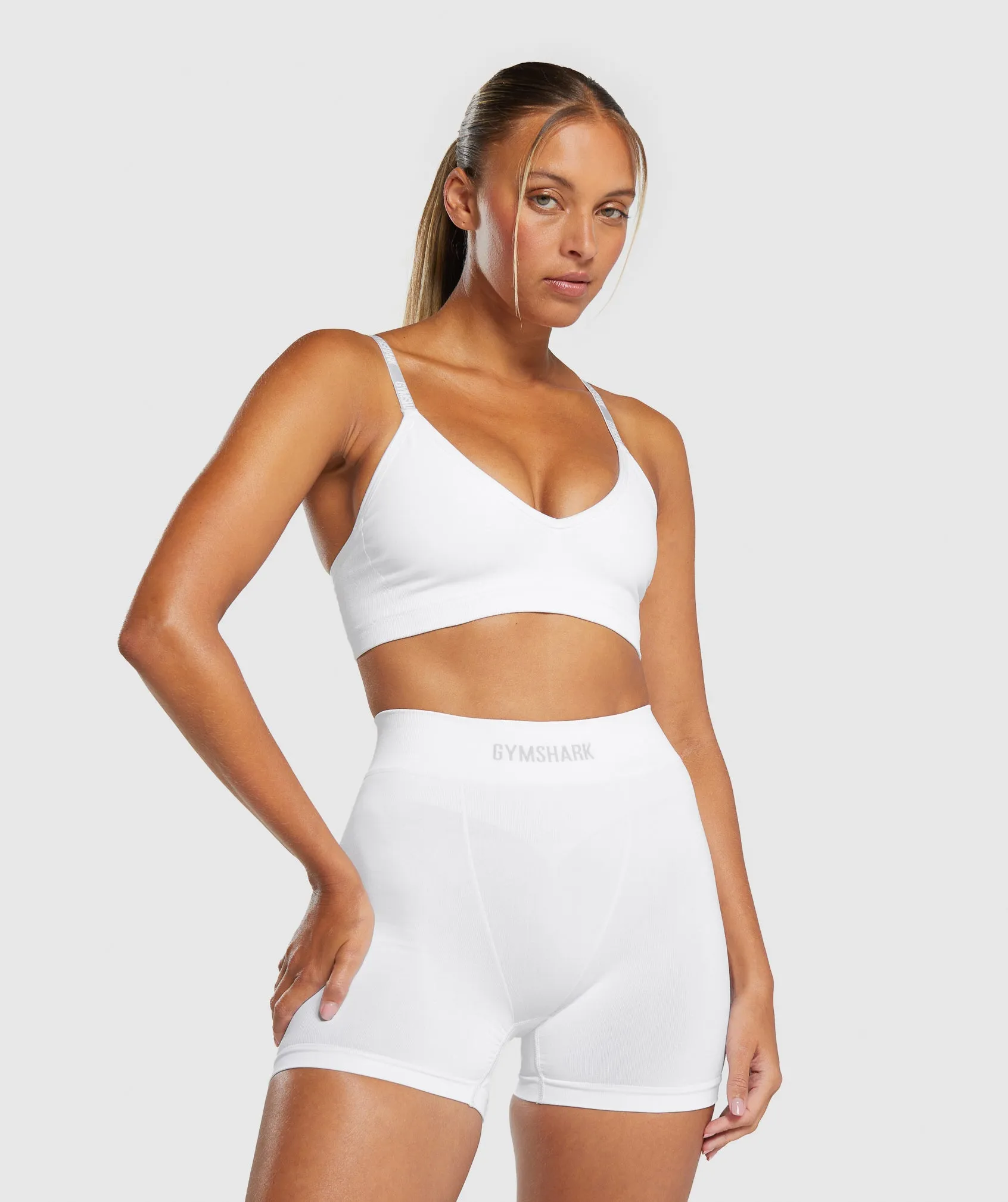 Gymshark Seamless Boxers - White