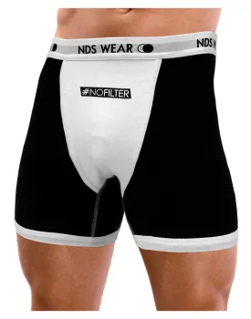 Hashtag No Filter Mens Boxer Brief Underwear