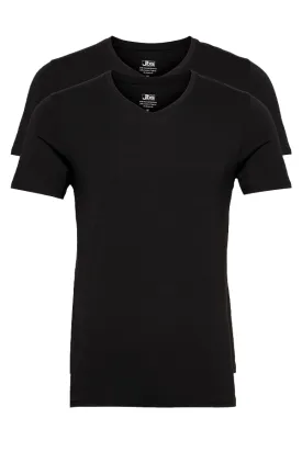 JBS 2-Pack Bamboo T-shirt V-Neck Black
