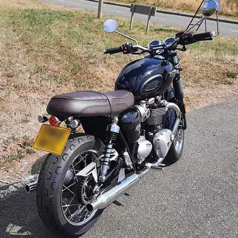 Kit plaque immatriculation & feu arrière ELDORADO Triumph Street Twin/Cup/Scrambler/T100/T120 | Motone Customs