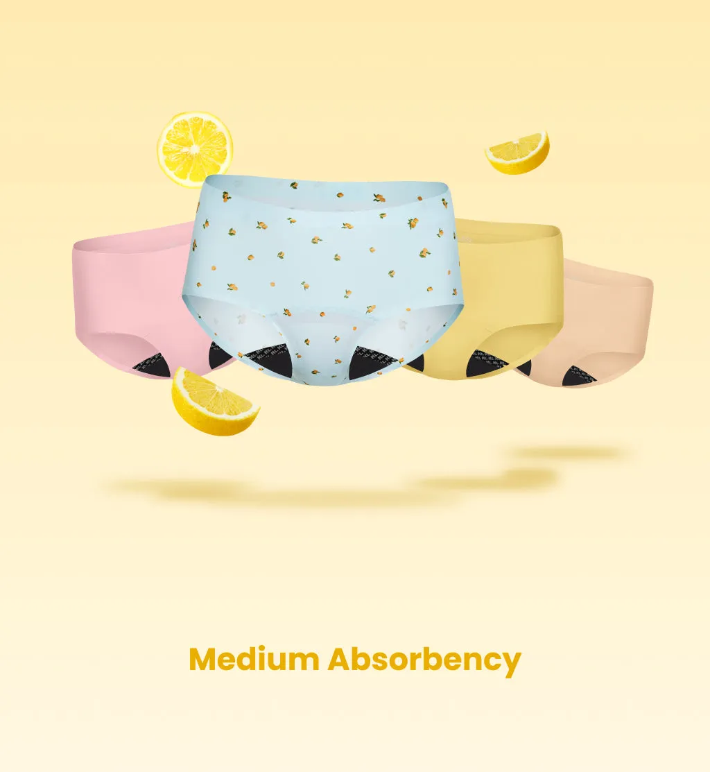 Leakproof UltraThin No-Show Underwear 4-Pack - Daydreamer