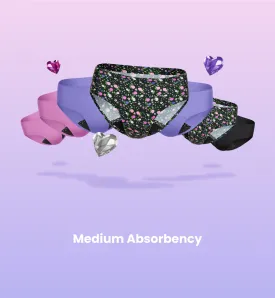 Leakproof UltraThin No-Show Underwear 7-Pack - Y2K