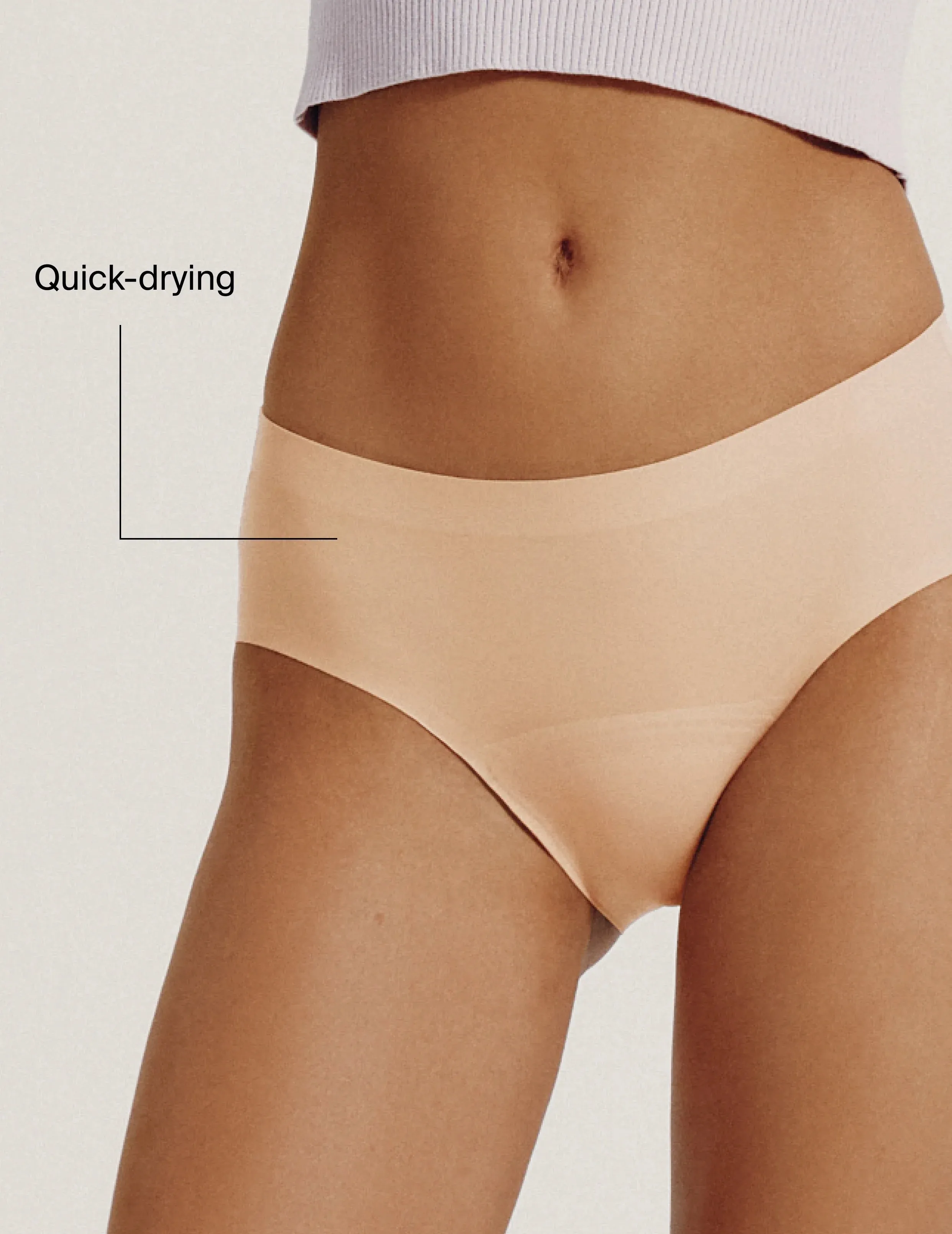 Leakproof UltraThin No-Show Underwear Boyshort (4-Pack Item)