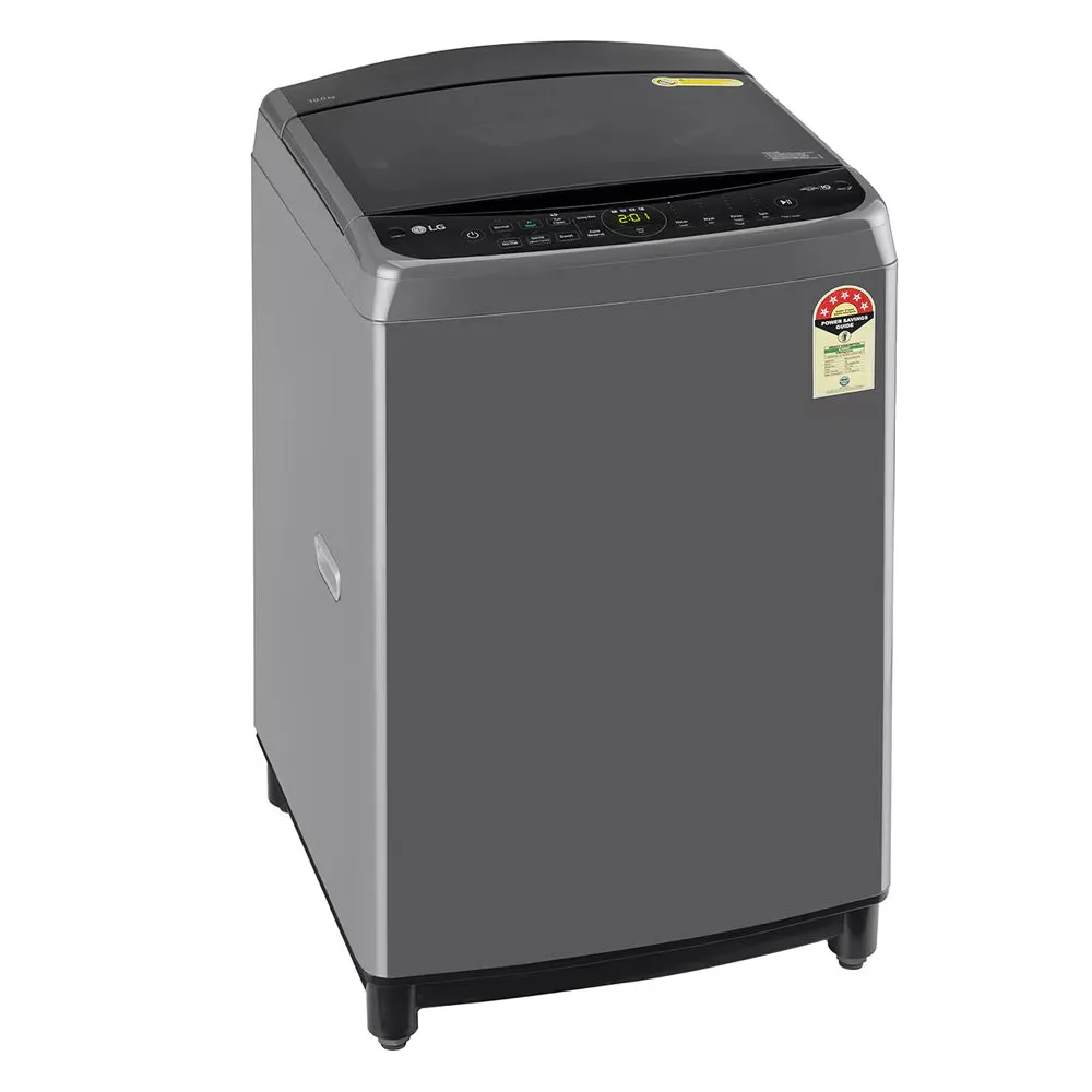 LG THD10NPM 10 Kg Automatic Top Load Washing Machine with AI Direct Drive | Turbodrum | Tub & Pulsator Scrub Spin | Child Lock ( Middle Black)