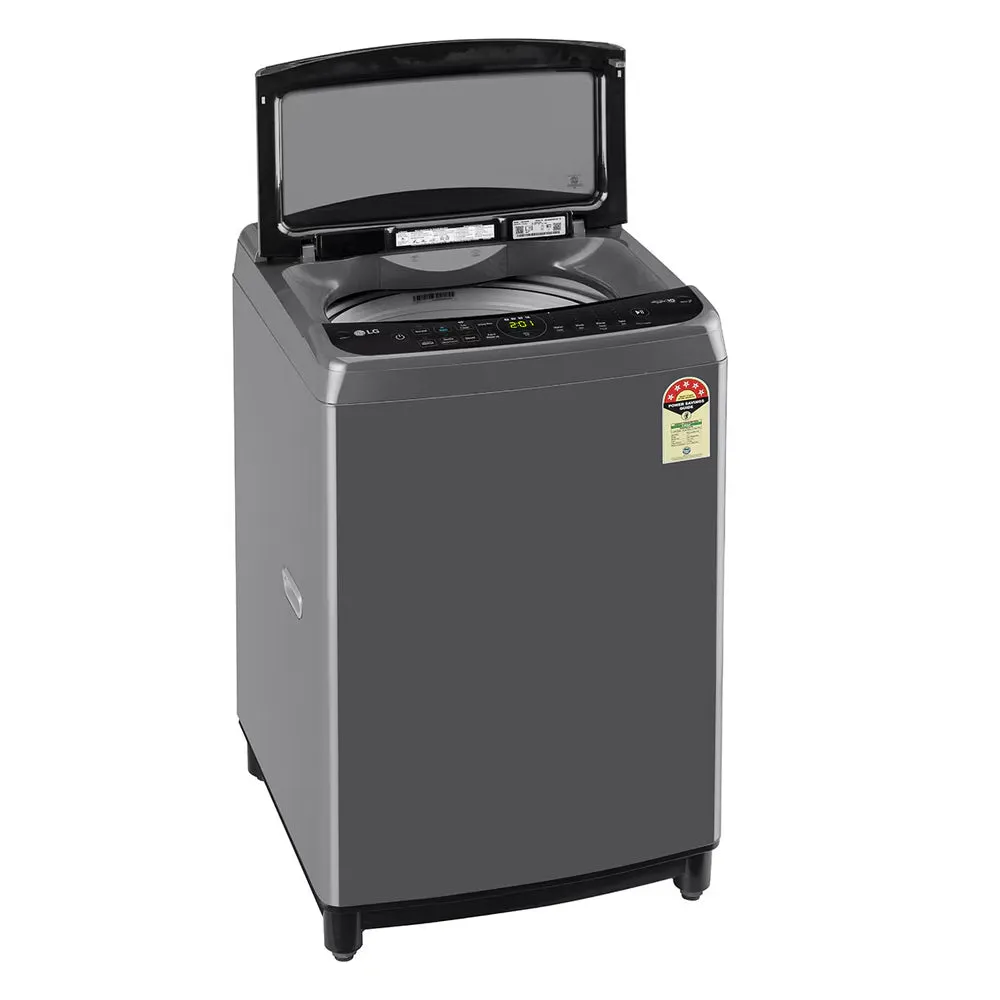LG THD10NPM 10 Kg Automatic Top Load Washing Machine with AI Direct Drive | Turbodrum | Tub & Pulsator Scrub Spin | Child Lock ( Middle Black)