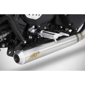 Ligne échappement 2 en 1 Cross Triumph Speed & Street Twin 900 (2017-2023) | Zard