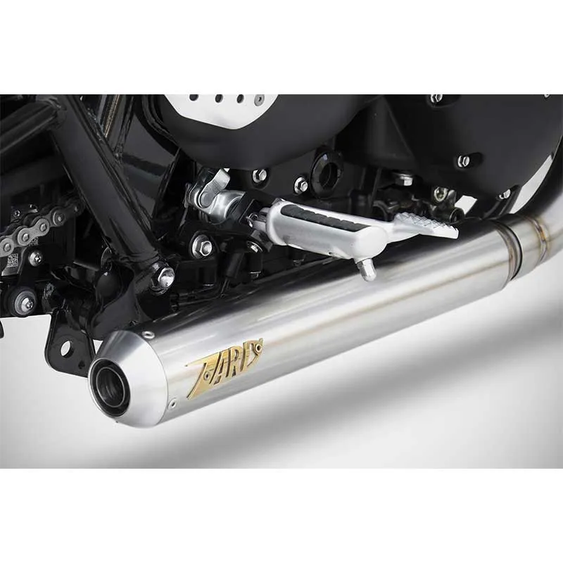 Ligne échappement 2 en 1 Cross Triumph Speed & Street Twin 900 (2017-2023) | Zard