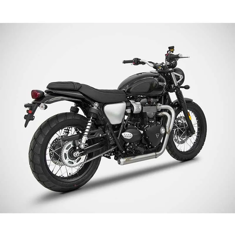 Ligne d'échappement basse 2 en 1 Cross Triumph Street Scrambler / Scrambler 900 (2017-2023)  | Zard