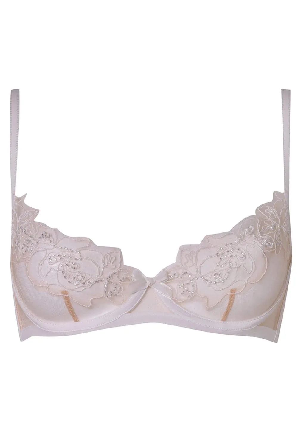 Lindie Demi Cup Plunge Bra Ivory
