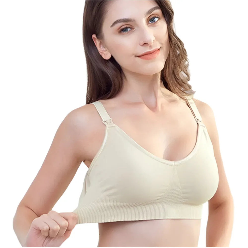 Magic Seamless Nursing Push Up Bra