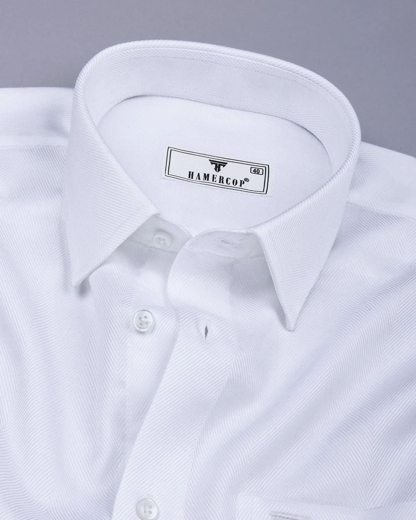 Malbar White Premium Cotton Giza Shirt