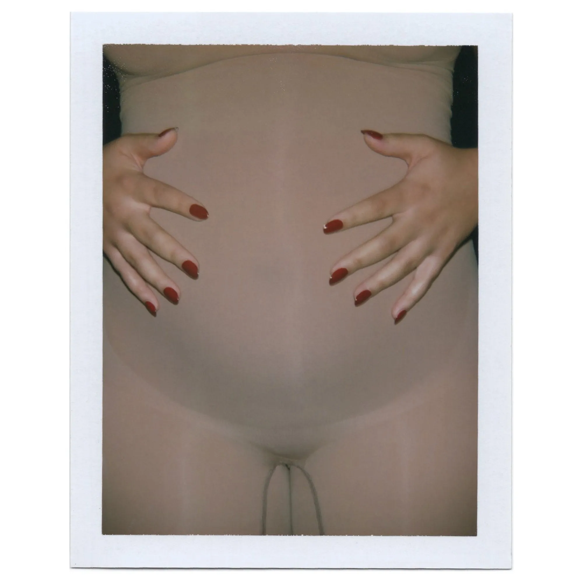 MATERNITY SCULPTING BODYSUIT MID THIGH | MICA