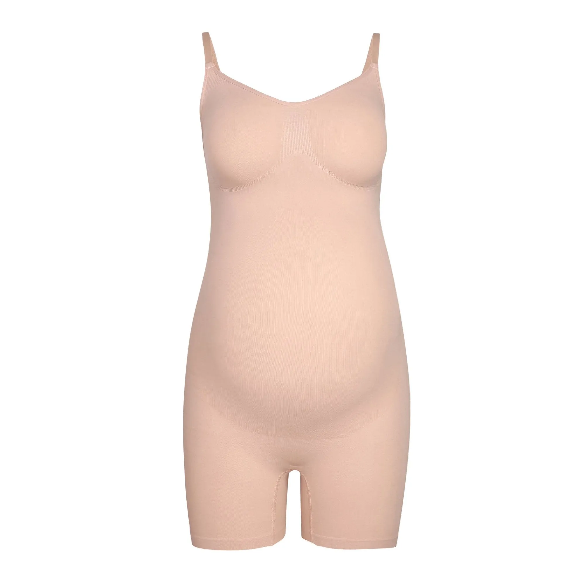 MATERNITY SCULPTING BODYSUIT MID THIGH | MICA