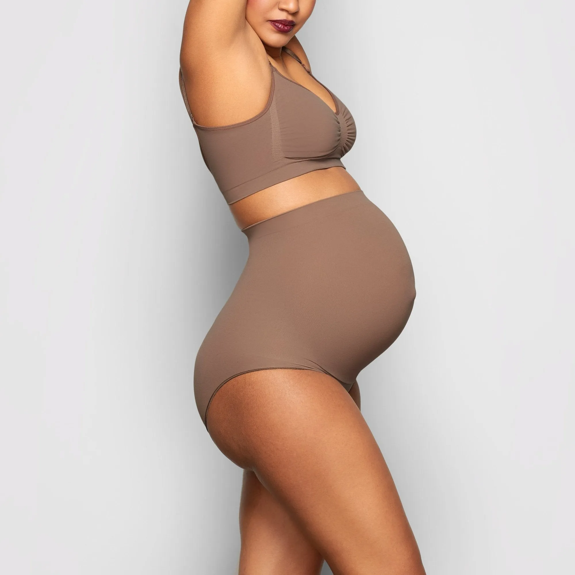 MATERNITY SCULPTING HIGH WAIST BRIEF | OXIDE