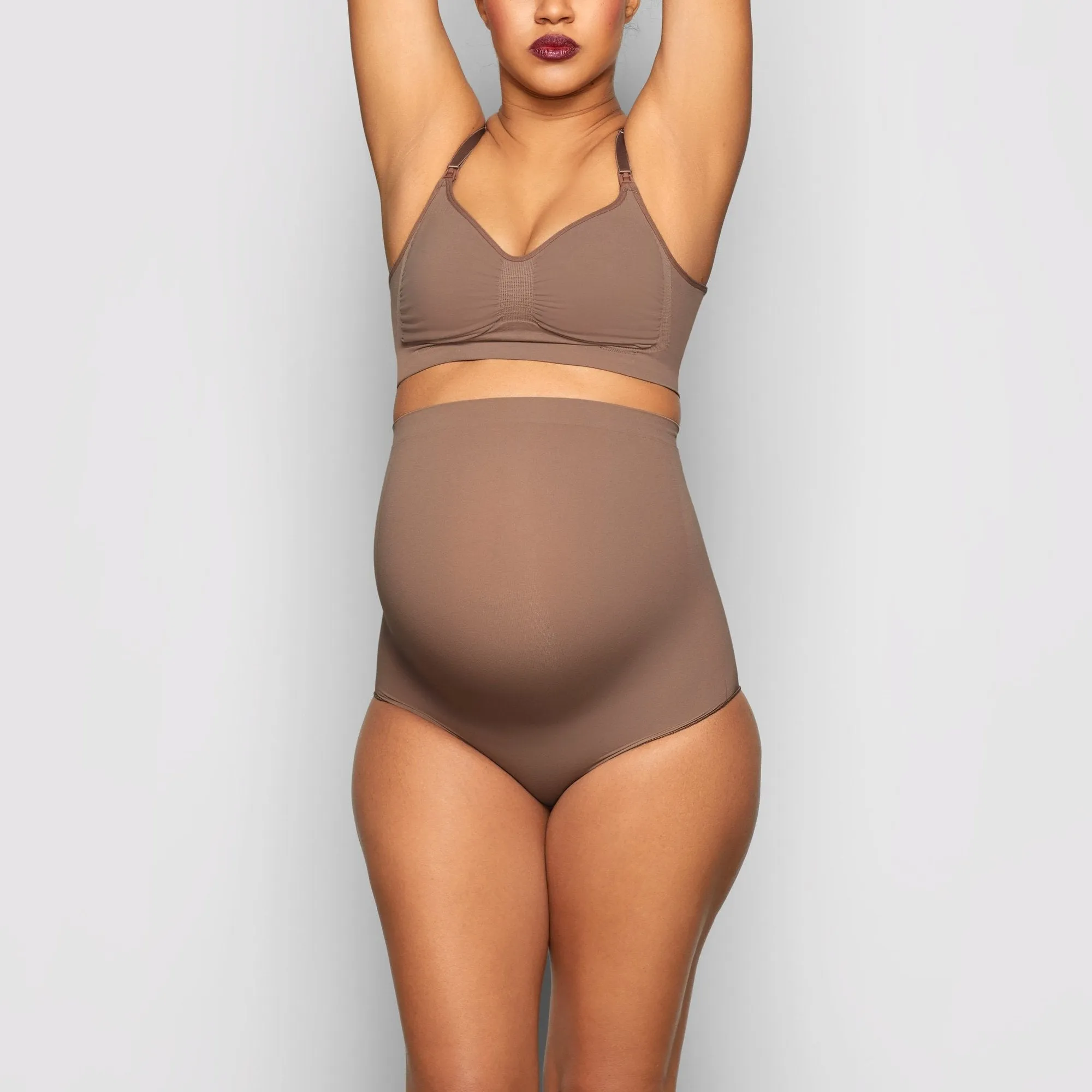 MATERNITY SCULPTING HIGH WAIST BRIEF | OXIDE