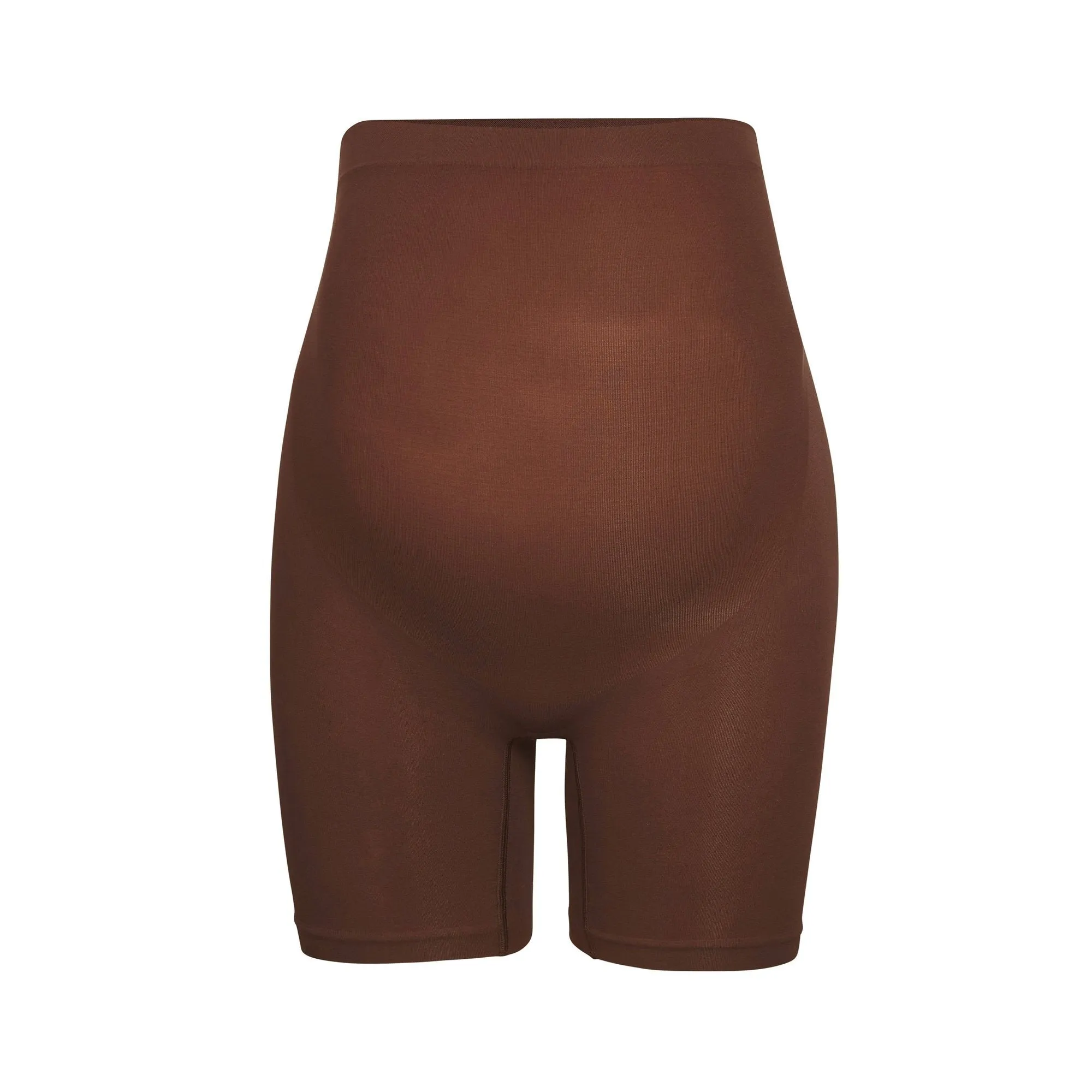 MATERNITY SCULPTING SHORT MID THIGH | COCOA
