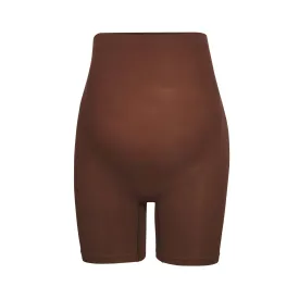 MATERNITY SCULPTING SHORT MID THIGH | COCOA