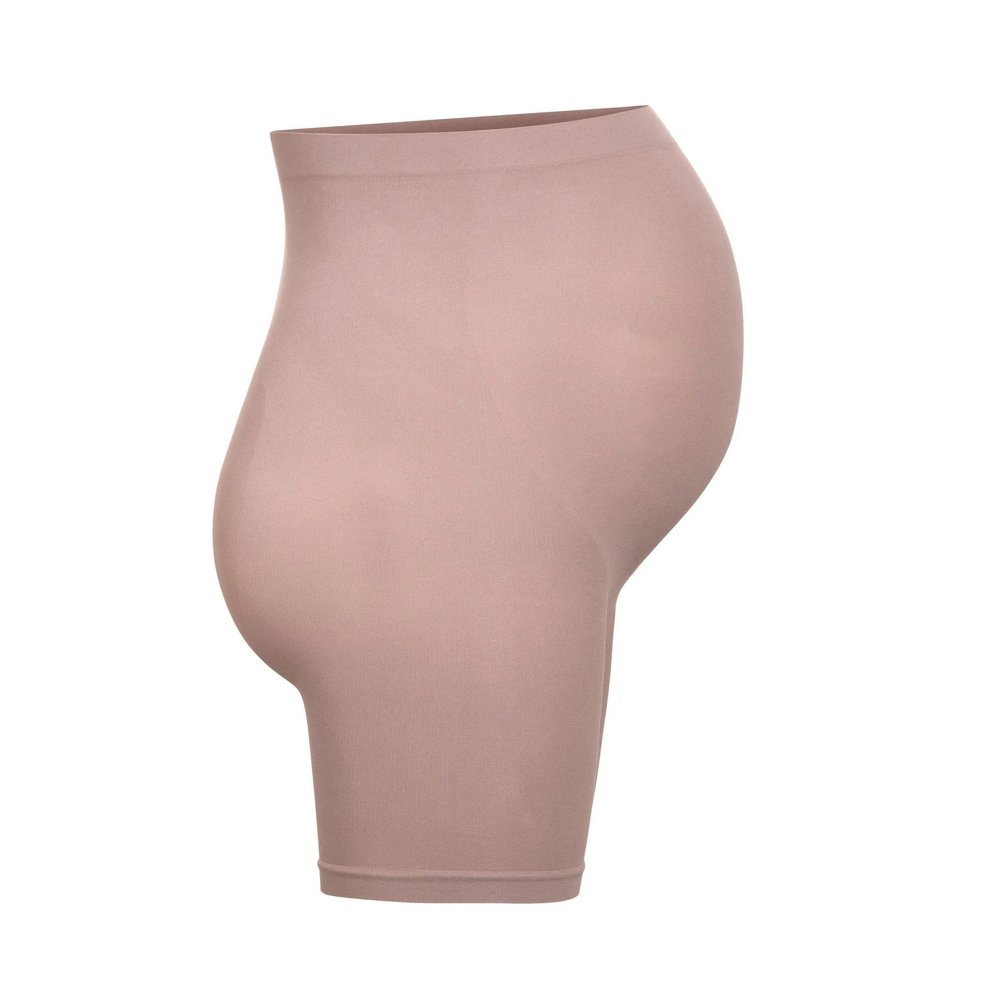 MATERNITY SCULPTING SHORT MID THIGH | UMBER