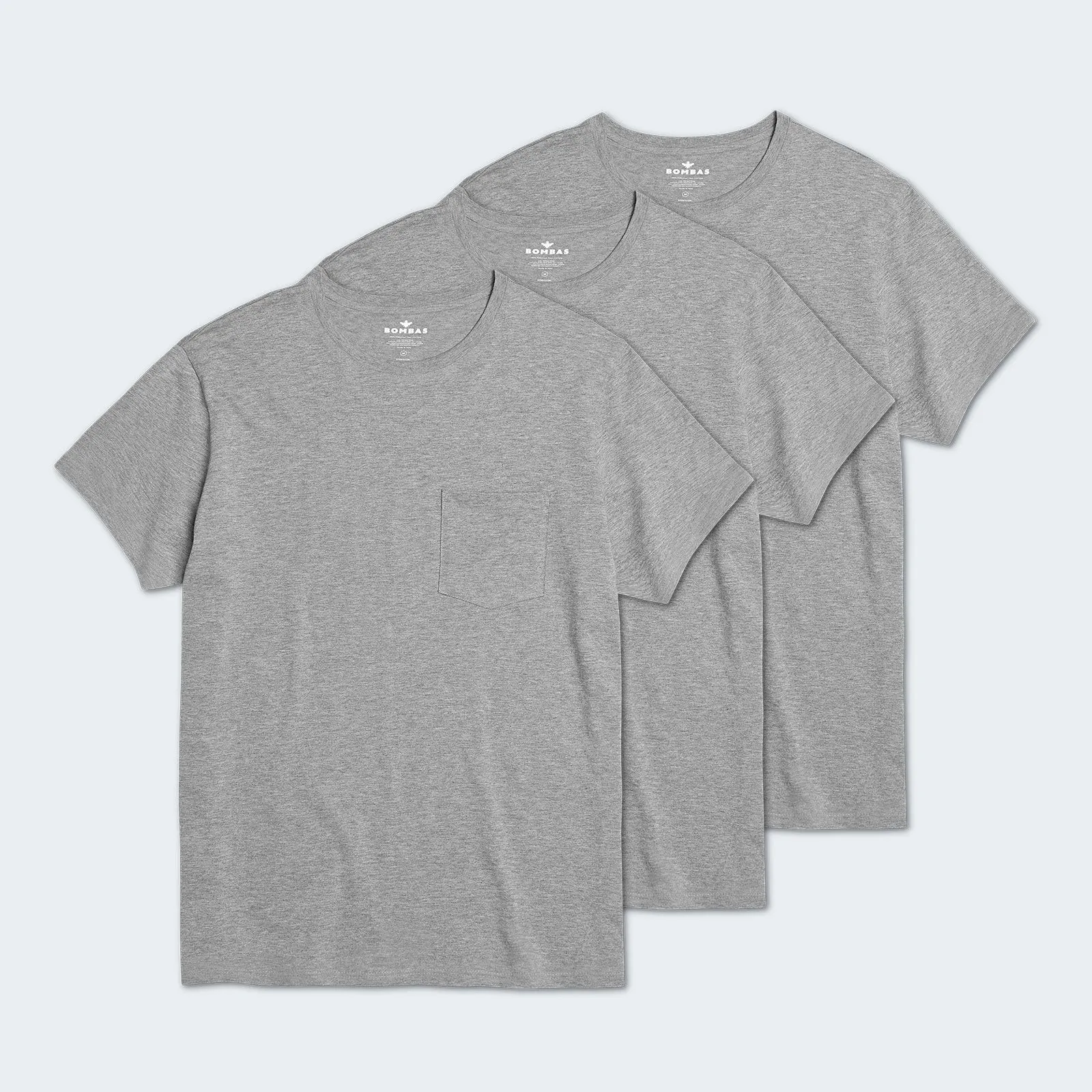 Men's Pima Cotton Pocket Crew Neck T-Shirt 3-Pack