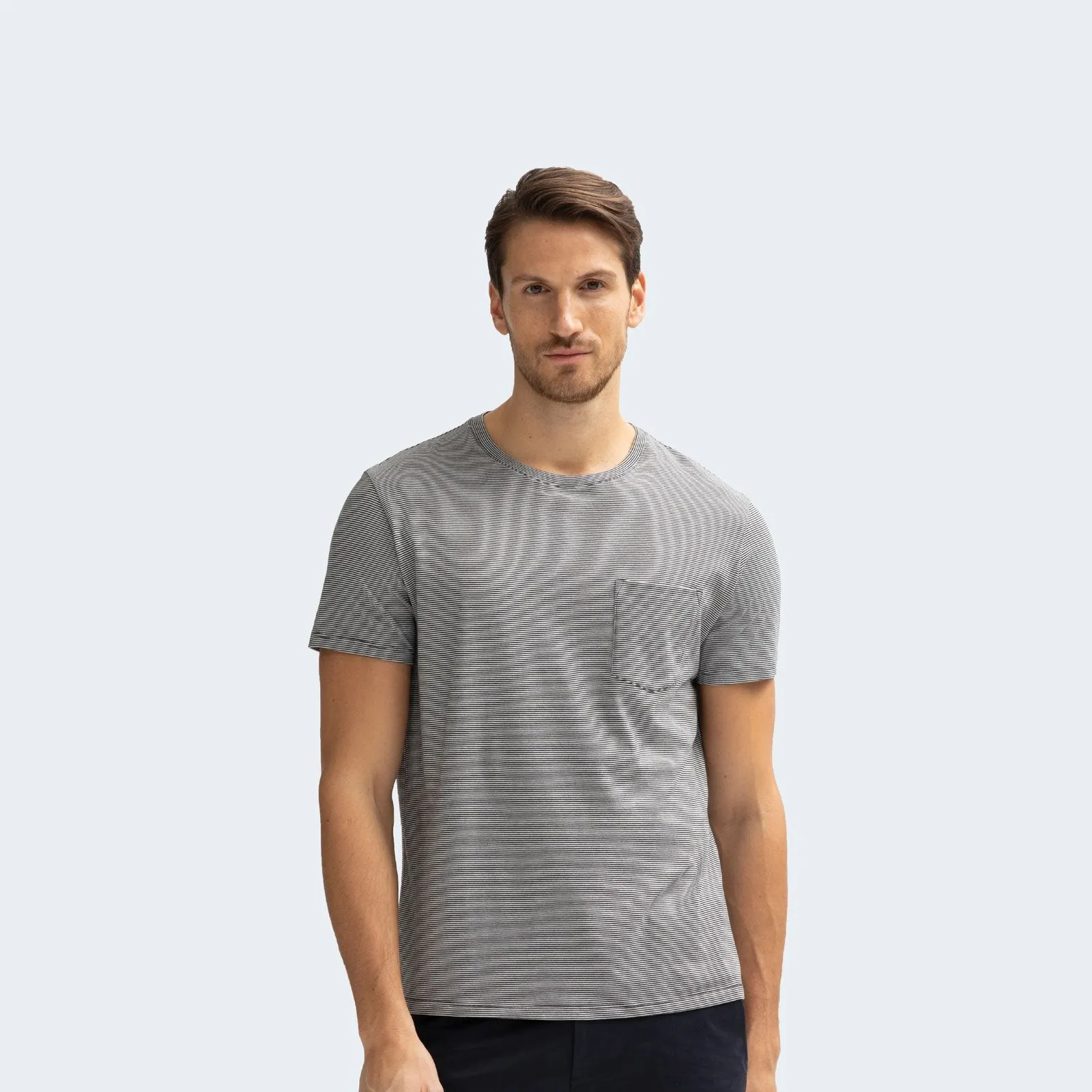 Men's Pima Cotton Pocket Crew Neck T-Shirt 3-Pack