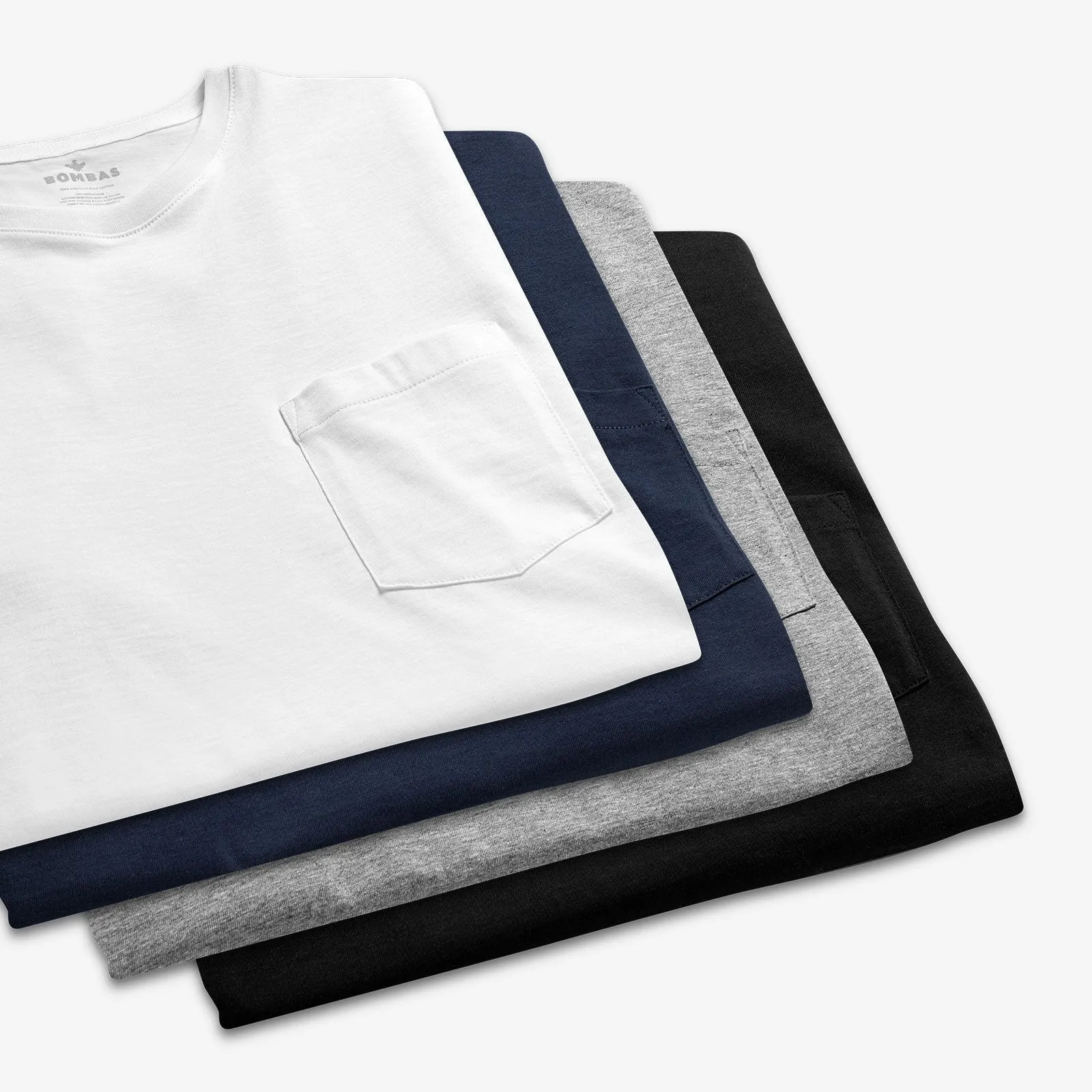 Men's Pima Cotton Pocket Crew Neck T-Shirt 3-Pack