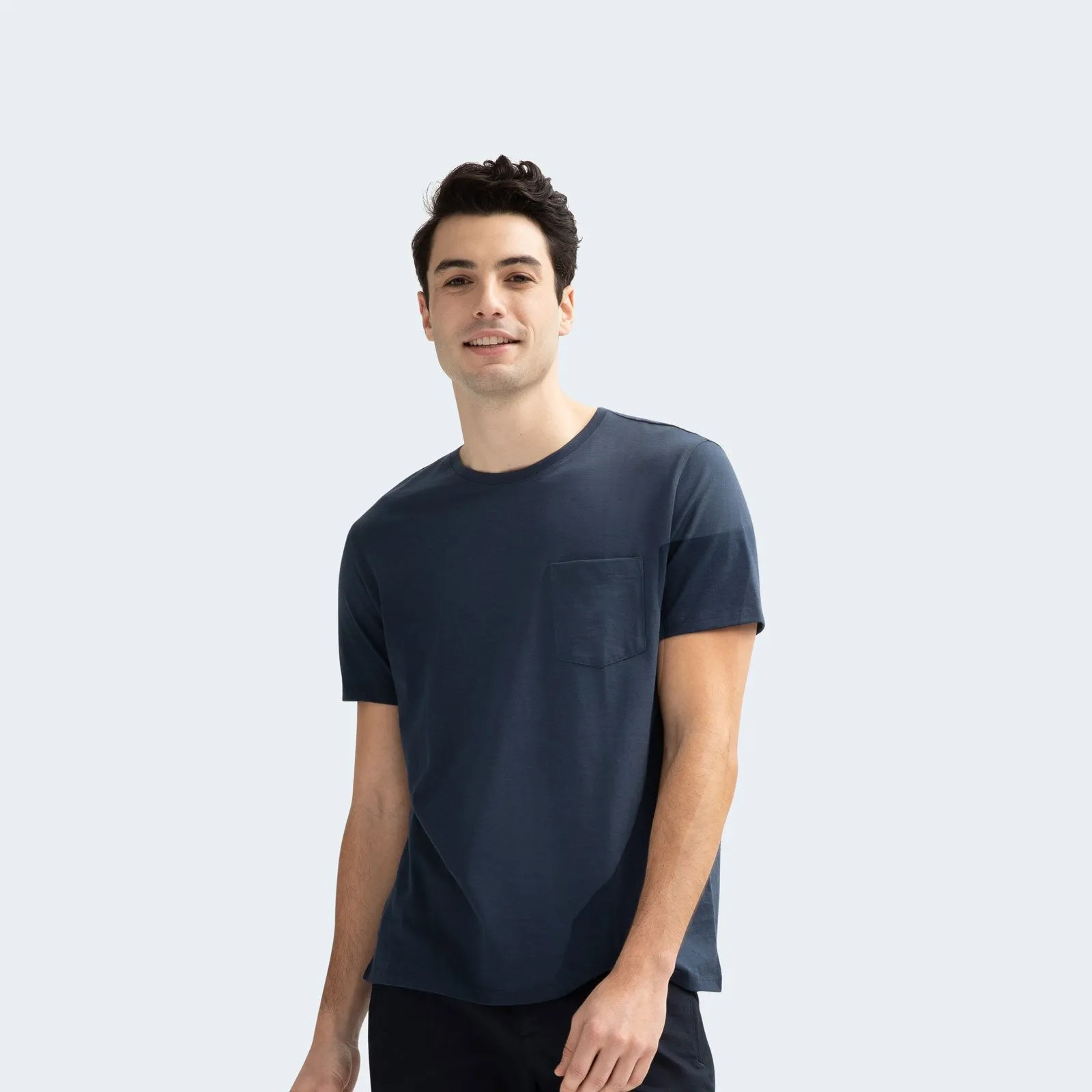 Men's Pima Cotton Pocket Crew Neck T-Shirt 3-Pack