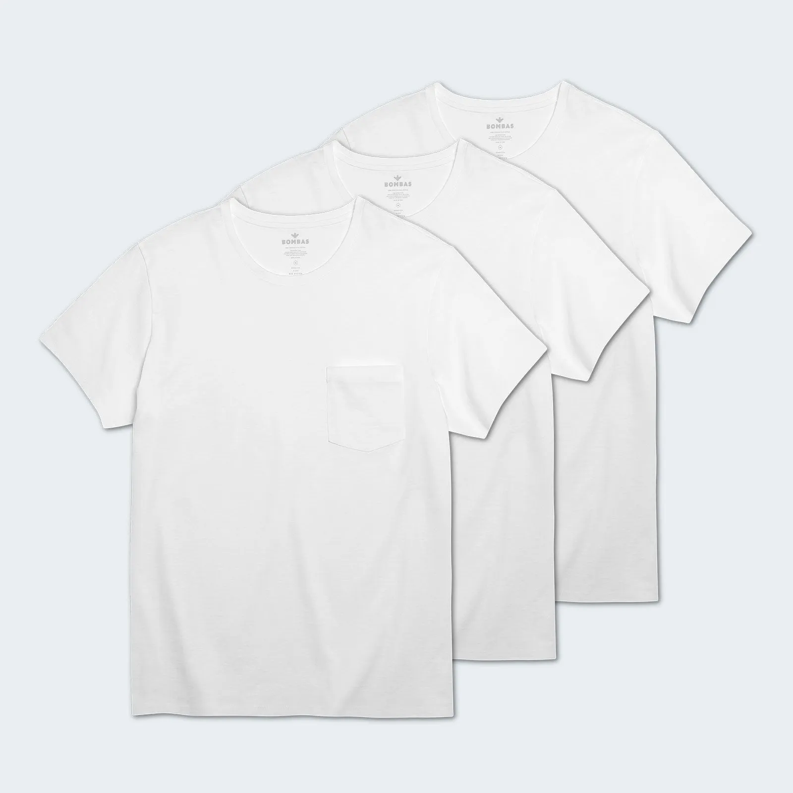Men's Pima Cotton Pocket Crew Neck T-Shirt 3-Pack