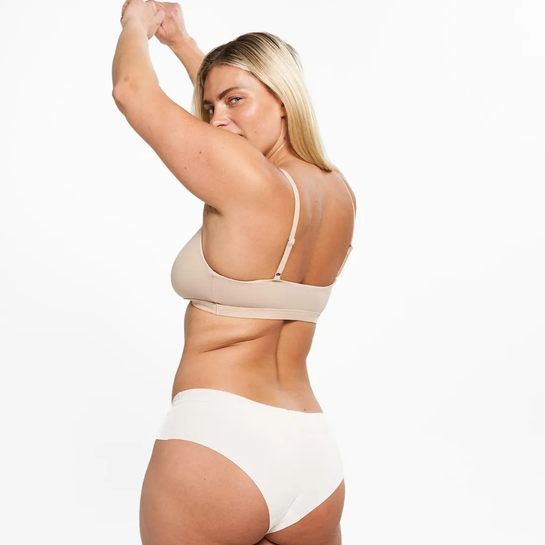 Mid-Rise Cheeky - Seamless Eco 2.0 - Vanilla