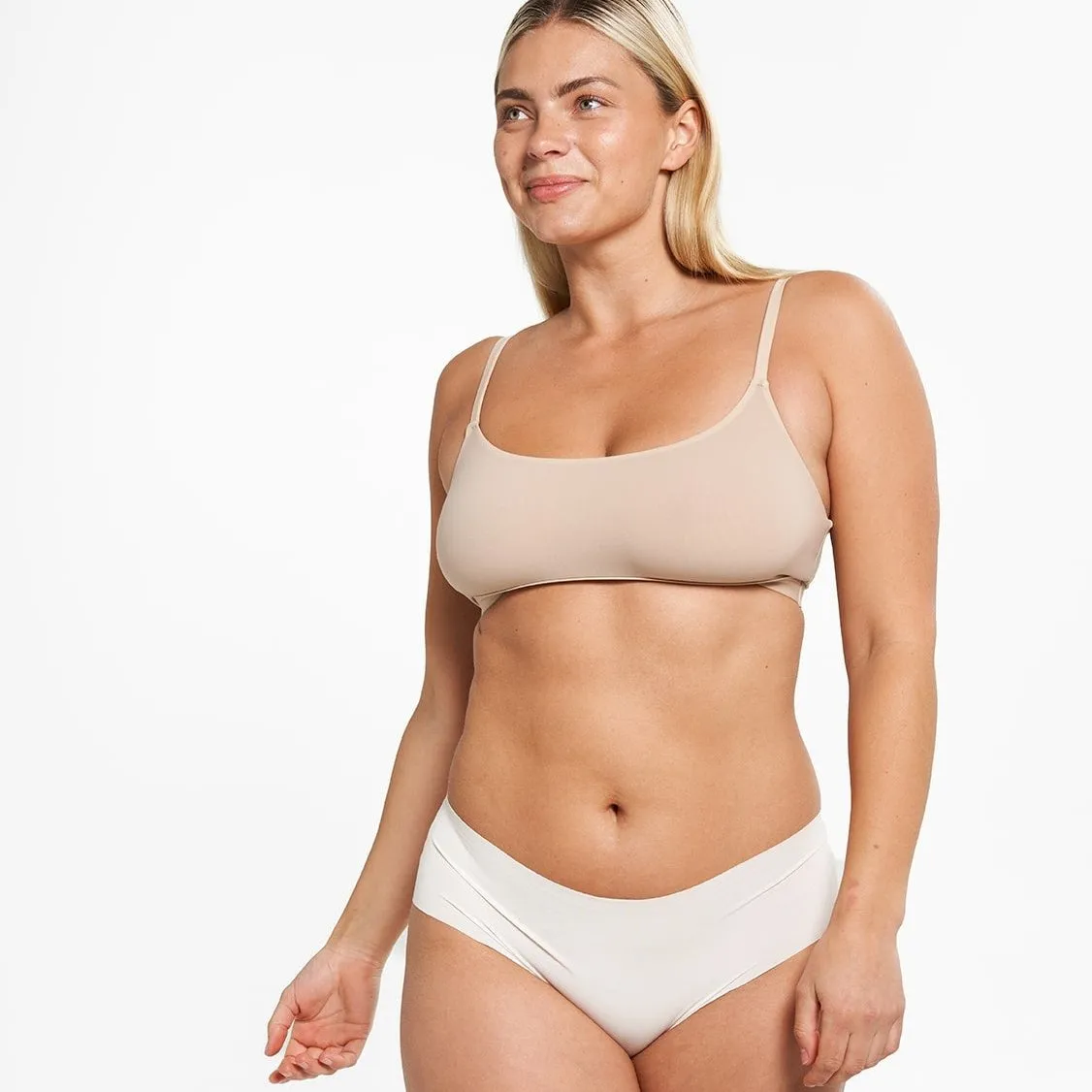 Mid-Rise Cheeky - Seamless Eco 2.0 - Vanilla