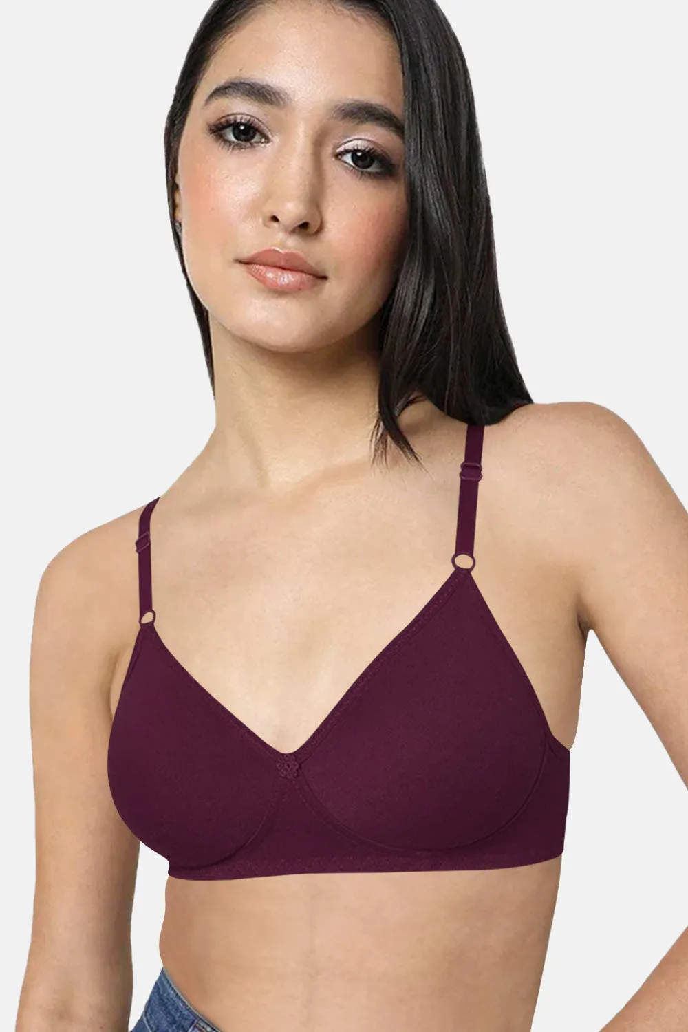 Naidu Hall Medium Coverage Non-Padded T-Shirt Bra - Candi