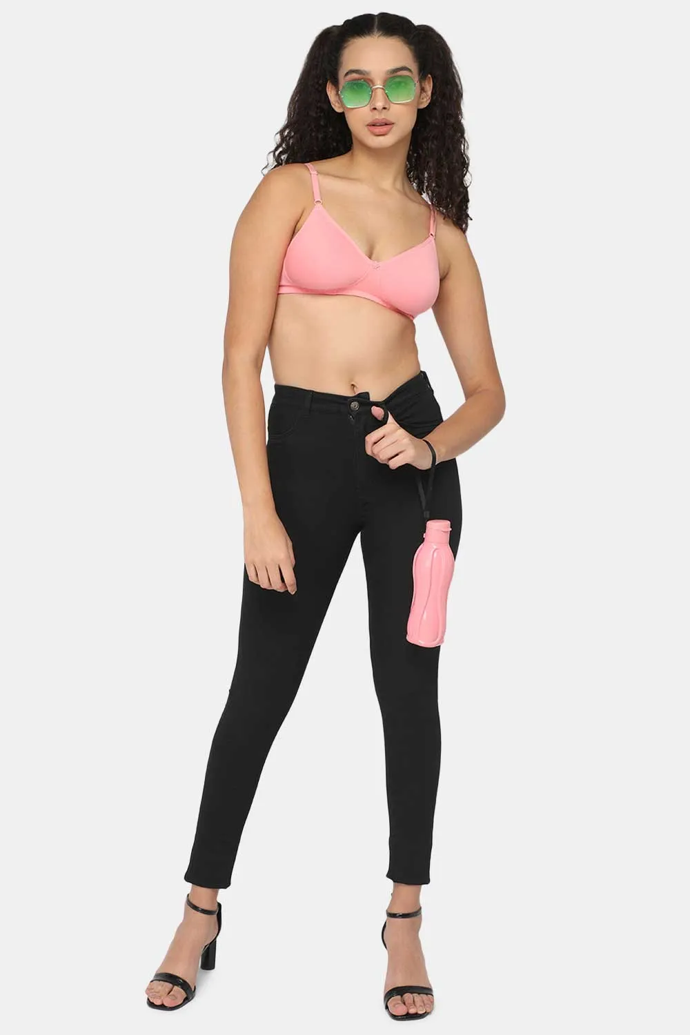 Naidu Hall Medium Coverage Non-Padded T-Shirt Bra - Candi