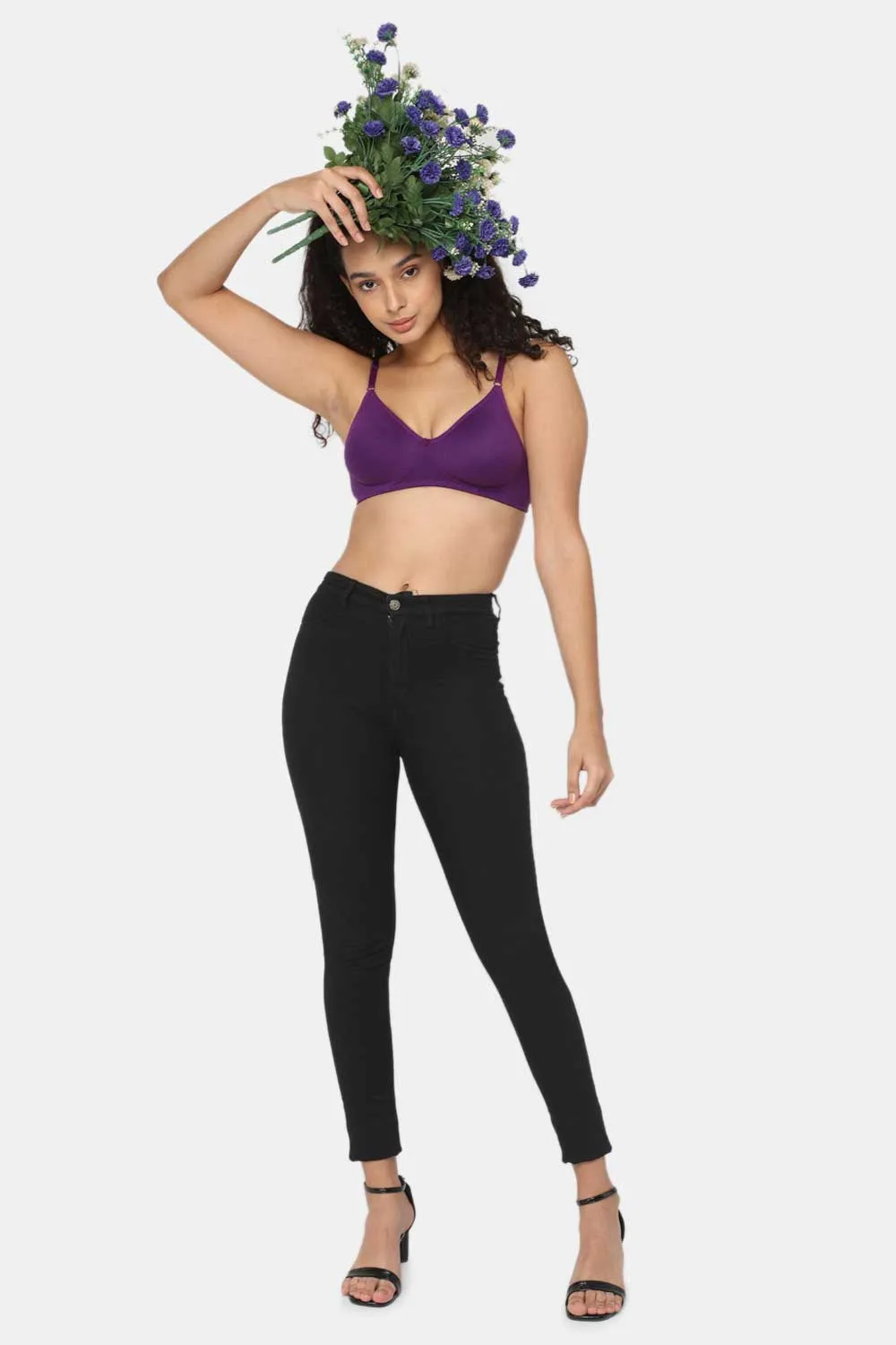 Naidu Hall Medium Coverage Non-Padded T-Shirt Bra - Candi