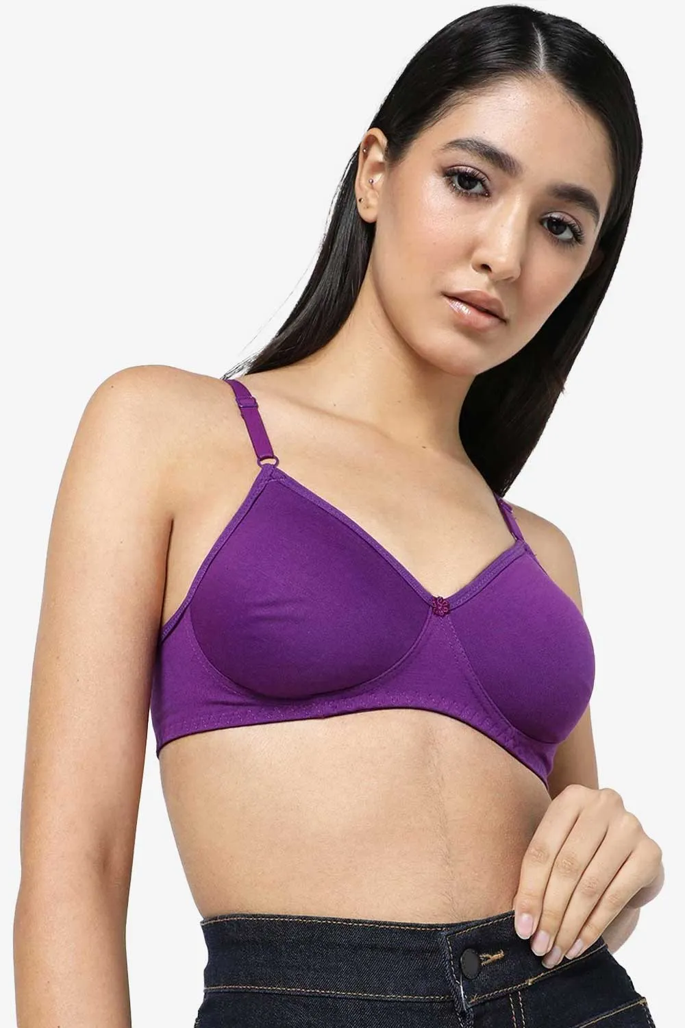Naidu Hall Medium Coverage Non-Padded T-Shirt Bra - Candi