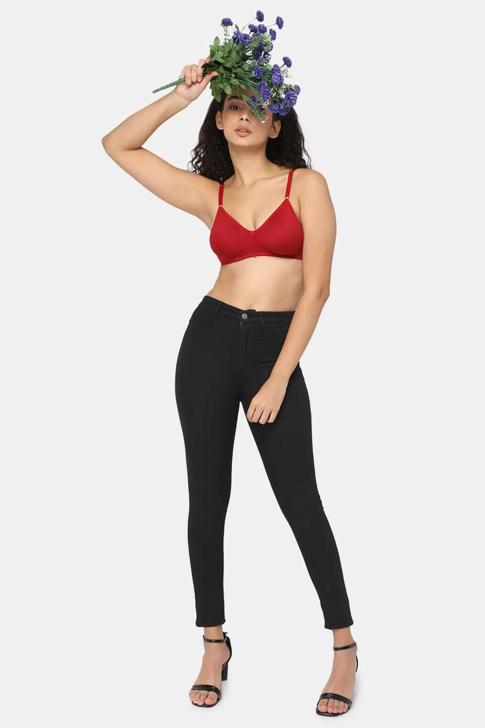 Naidu Hall Medium Coverage Non-Padded T-Shirt Bra - Candi