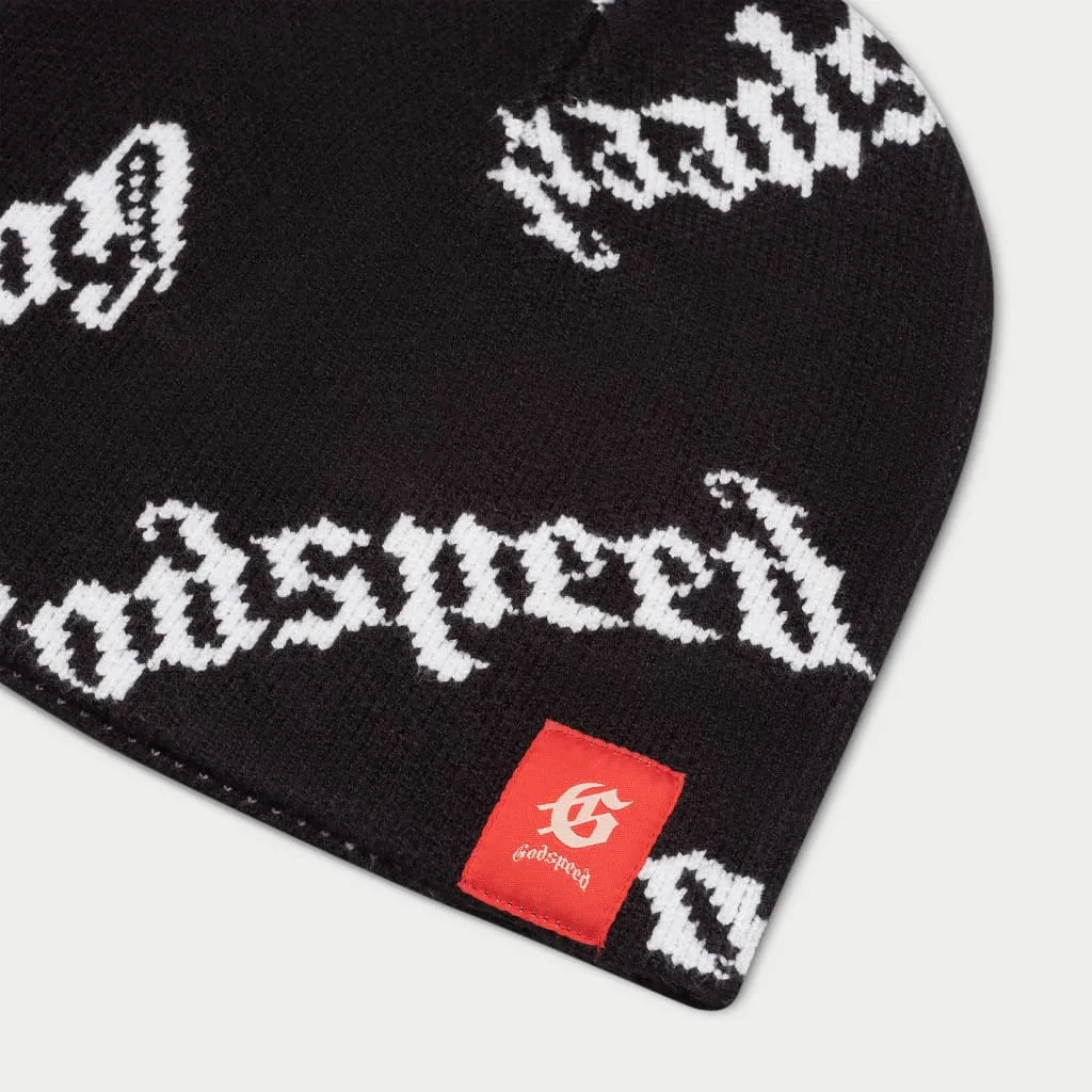 OG Logo Beanie Hat (Black) - GOGLBNEBLK