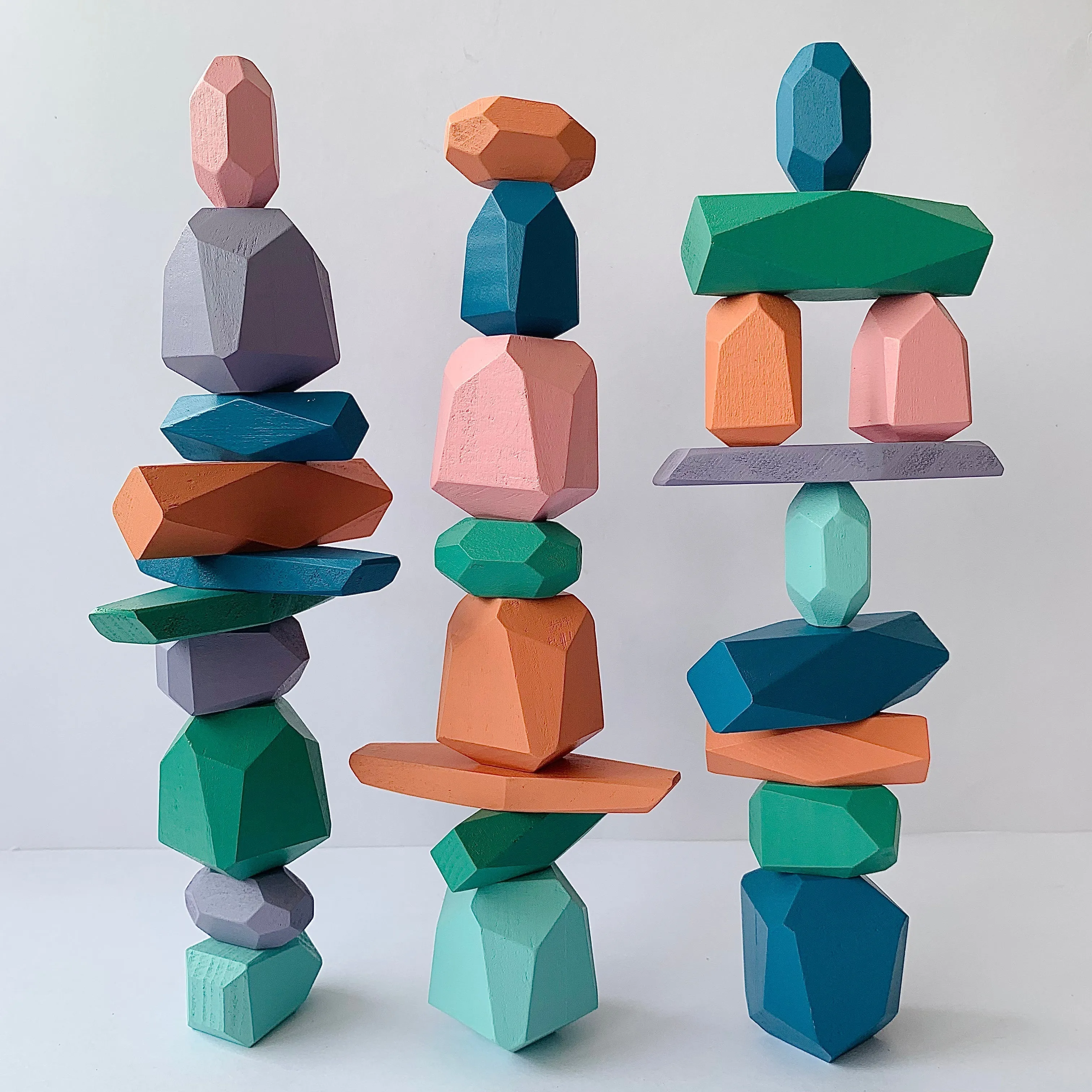 Open Ended Stack It Up - 28 pcs Balancing Stones