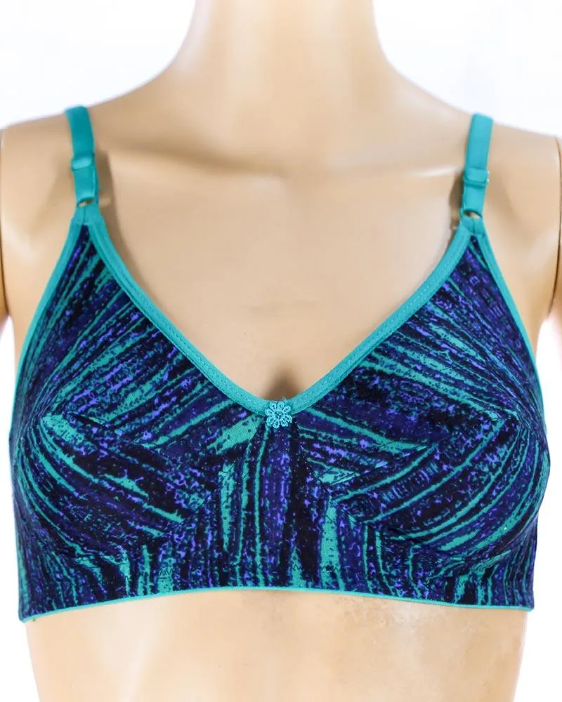Pack of 3 Madam Bra - S13 - Non Padded Bra - Non Wired Bra