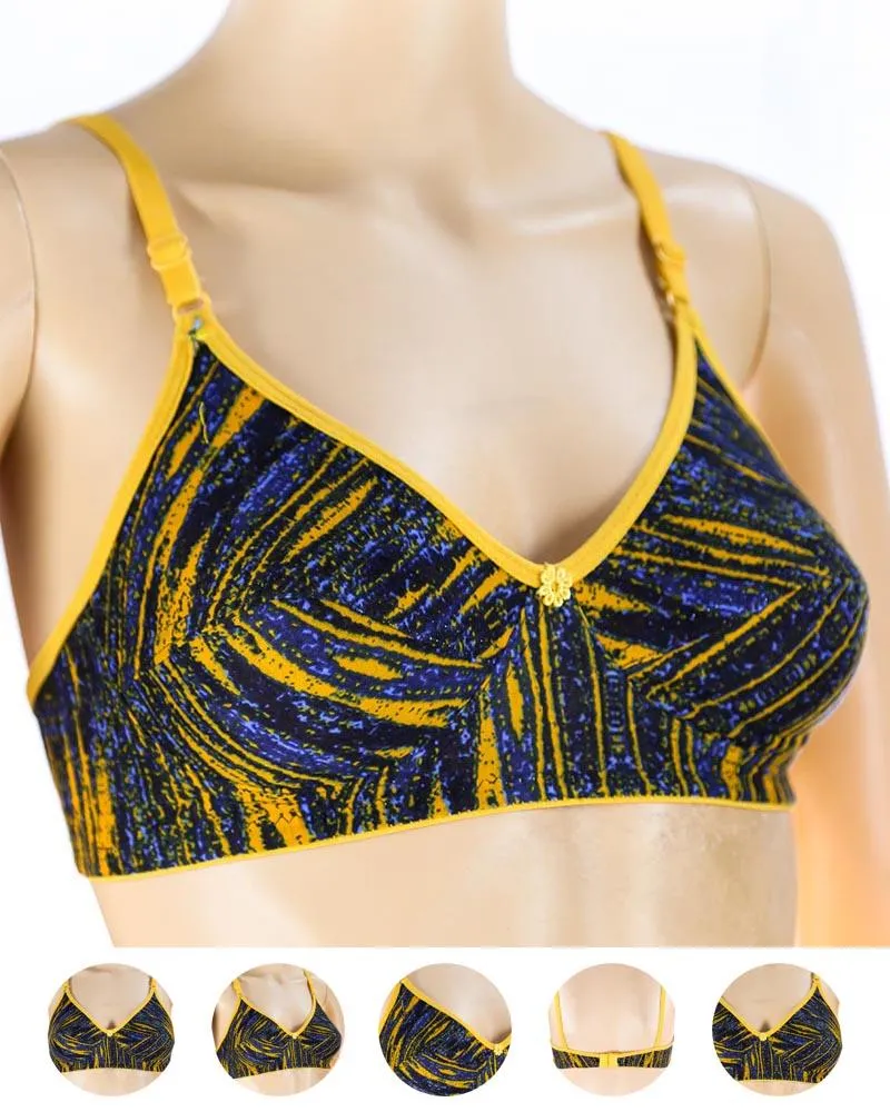 Pack of 3 Madam Bra - S13 - Non Padded Bra - Non Wired Bra