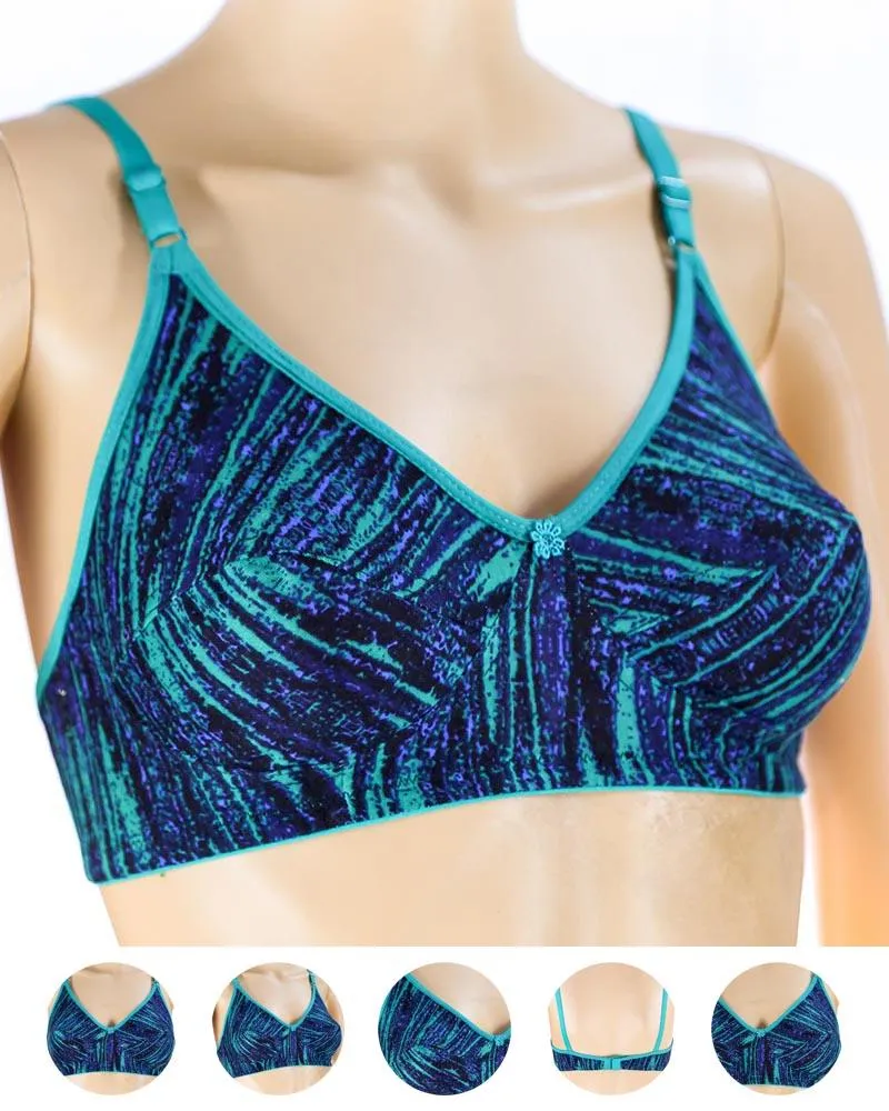 Pack of 3 Madam Bra - S13 - Non Padded Bra - Non Wired Bra