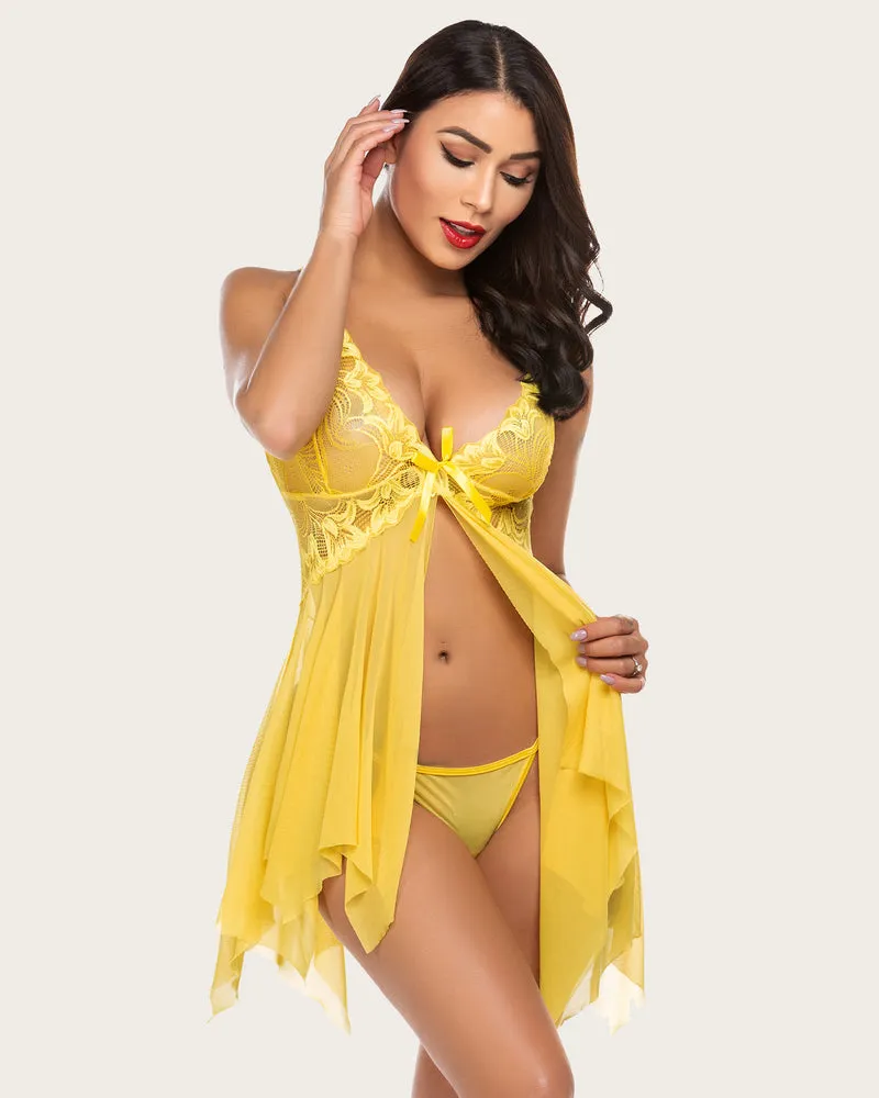 Plus Size Lace Fairy Lingerie Outfits