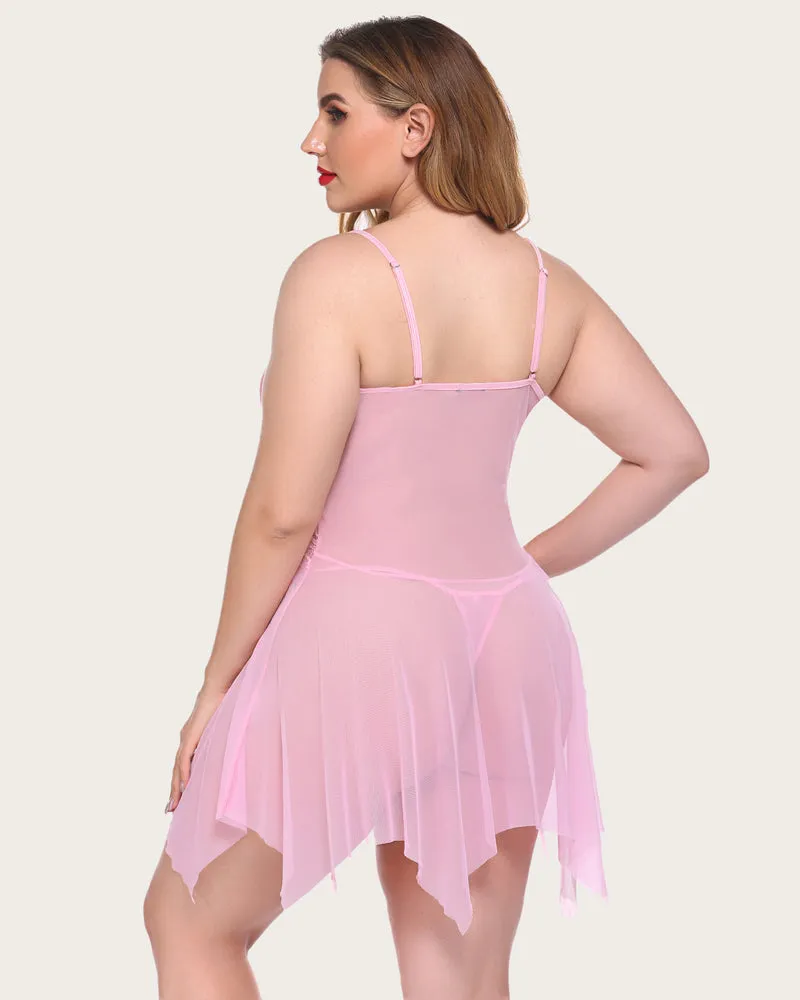Plus Size Lace Fairy Lingerie Outfits