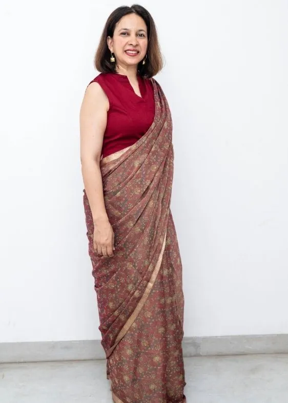 Printed Silk Saree